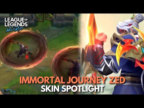 Immortal Journey Zed Skin Spotlight | Wild Rift