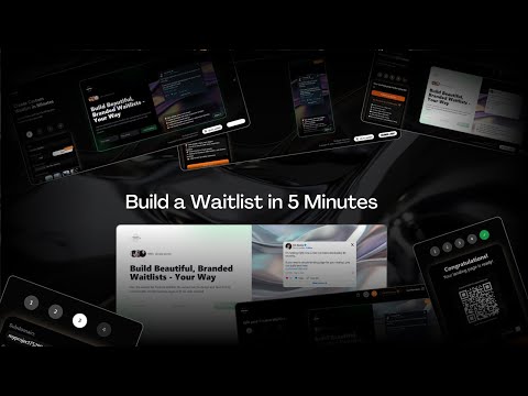 Custom Waitlist video preview