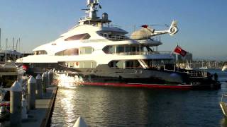 preview picture of video 'Mega Luxury Yacht - Marina Del Rey'
