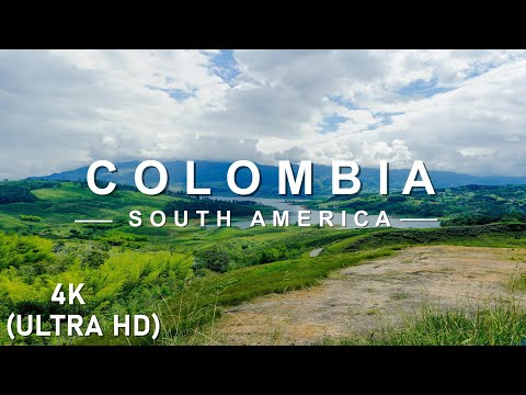 FLYING OVER COLOMBIA (4K UHD) - Relaxing Piano Music With Beautiful Nature Videos - 4K ULTRA HD