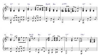 Genesis - Blood on the Rooftops - Piano Sheet Music + PDF