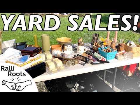 Yard Sale Haul July 2018 - Don't be a "Reseller Vulture"