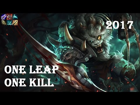 Rengar montage 2017 - 100% CRIT One leap One kill
