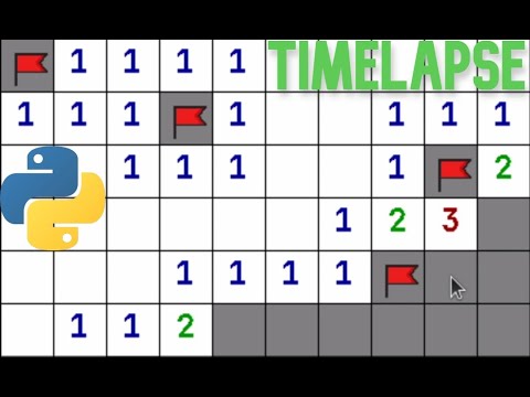 Python Timelapse Minesweeper