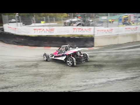 Timmy Hansen drive the Superbuggy from Bernd Stubbe at Estering #TitansRX