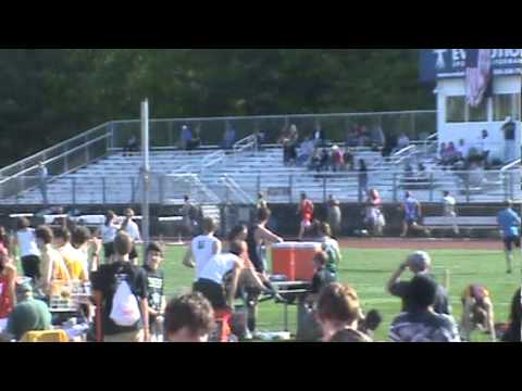 R04 MHS Boys spring track 2012 400 m hurdles Hockomock Champions