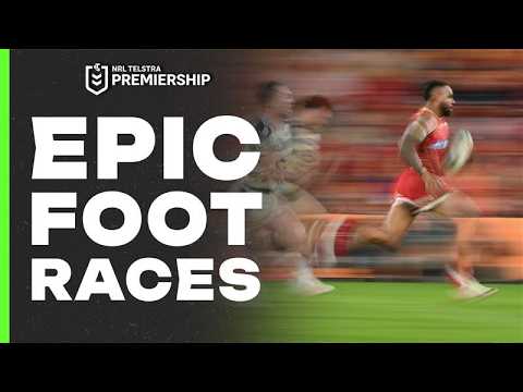 Must-see foot races from the 2025 NRL season | NRL Highlights