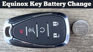 2018 - 2024 CHEVY EQUINOX Key Fob Battery Replacement - How To Change Replace Remote Batteries DIY