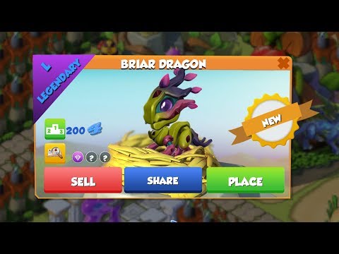 Briar Dragon Hatching! + Divine Event Level 3 - Dragon Mania Legends | Part 1272 HD
