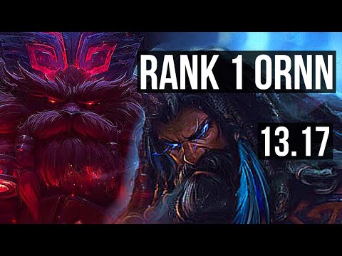ORNN vs UDYR (TOP) | Rank 1 Ornn, 2/2/13 | JP Challenger | 13.17