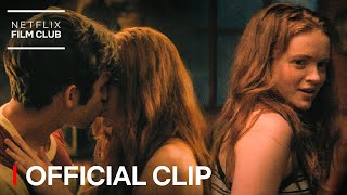 Sadie Sink & Ted Sutherland Kiss | Fear Street Part 2: 1978 | Official Clip | Netflix video