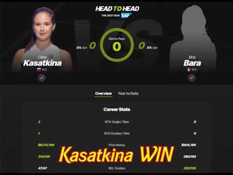 Tennis : Lyon - WTA, Kasatkina - Bara  05 Mar 2020