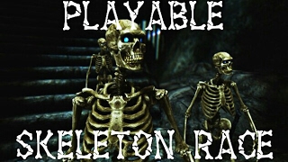 Skyrim Special Edition Playable Skeleton Race Mod (PS4)