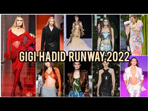 Gigi Hadid runway spring|fall|summer 2022 #gigihadid #runway @delightful2088#best #fashion