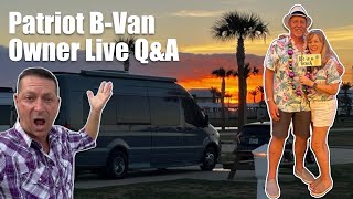 Patriot by Midwest Automotive Owners Carl & Kay Vanlife Travel Interview with Go Small. Live Large!