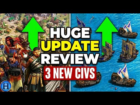 3 NEW CIVS Coming to Age of Empires 2 *NEW DLC & WATER REWORK*
