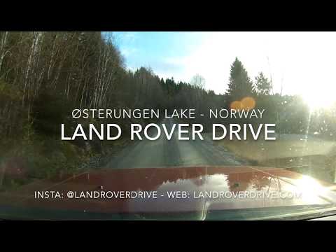Dirt road driving in Norway ll (Icy roads) - Østerungen Lake, Sør-Trøndelag - Land Rover Drive