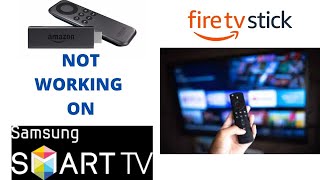 How To Fix Amazon FireStick Not Working On Samsung Smart TV