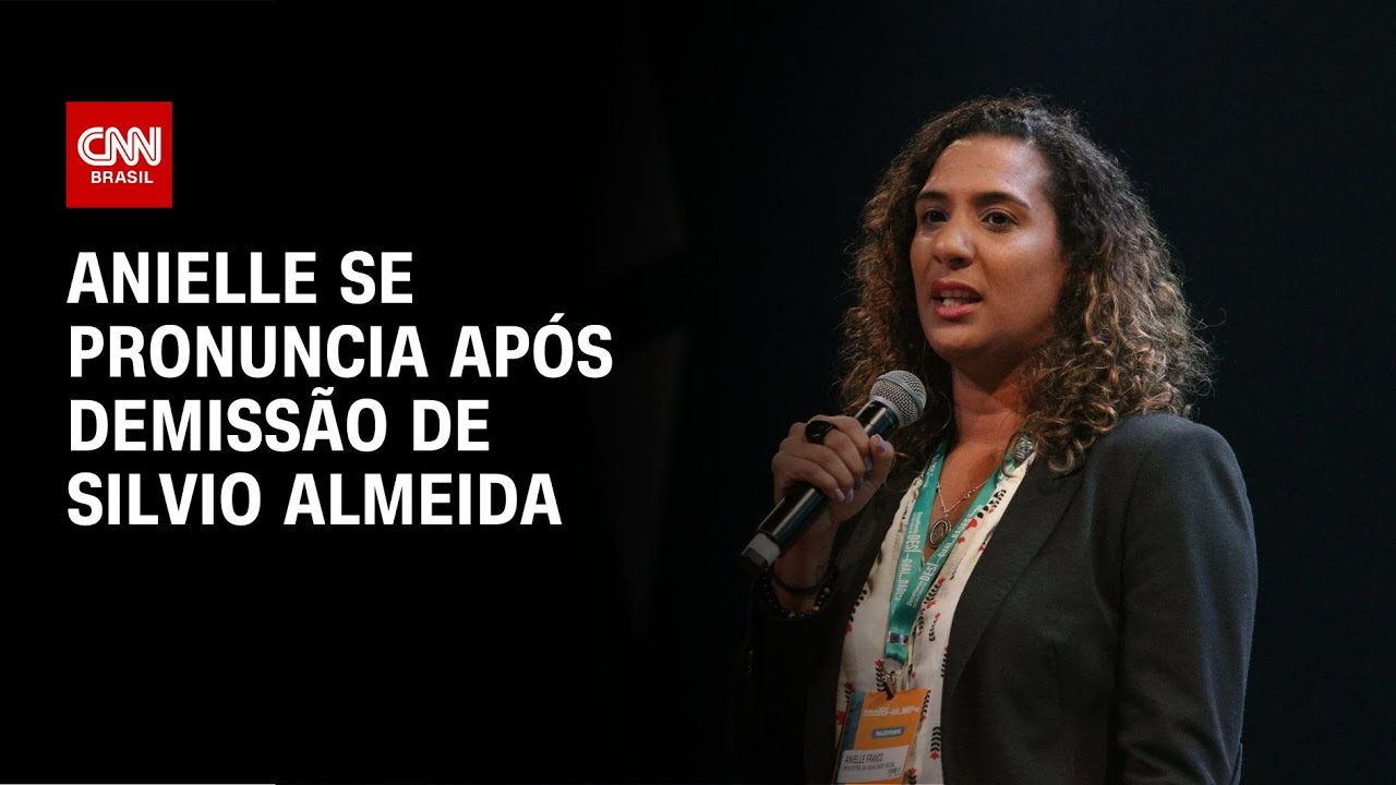 Anielle se pronuncia após demissão de Silvio Almeida | AGORA CNN