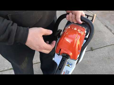 stihl chainsaw ms251 start engine