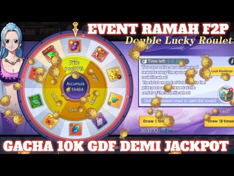 HOKI‼️WAJIB GACHA All-in GDF DEMI LUCKY ROULETTE 🔥 OP The Sea Road Fate Assembly