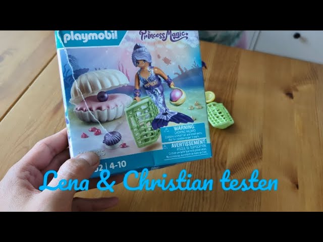 Vídeo relacionado con PLAYMOBIL Princess Magic 71502 Sirena con Concha y Perla, Incluyendo Cofre del Tesoro en Forma de almeja y Concha Decorativa, Juegos de rol imaginativos, Juguetes para niños a Partir de 4 años