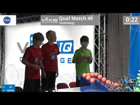 VEX Worlds 2016 - VEXIQ Elementary School - Technology - Qual 49 (1D 10016S) 78