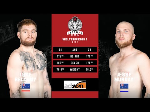ETERNAL MMA 52 - LUKE BELLAMY VS JESSE MURRAY - MMA FIGHT VIDEO