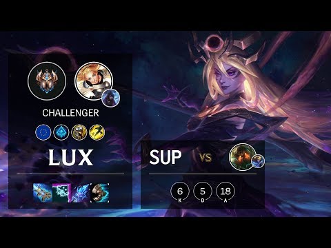 Lux Support vs Nautilus - EUNE Challenger Patch 10.12