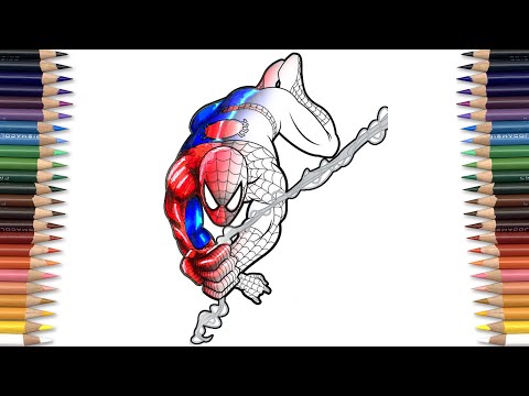 Coloring Spider-Man Turn to Realistic SPIDER-MAN Coloring Page [NCS] Sanity - Seven - Hope