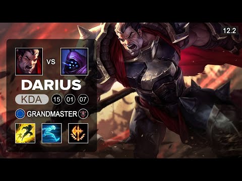 Darius Top vs Jax - EUW Grandmaster - Season 12 Patch 12.2