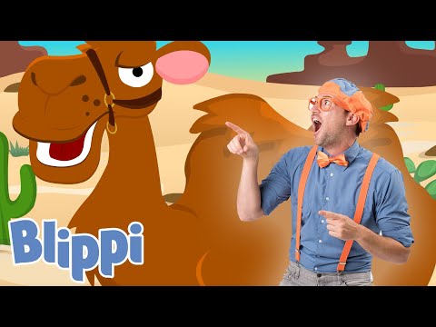Learn with BLIPPI - Camel Song | Classic Baby Songs | Kids Songs & Nursery Rhymes | Baby Video