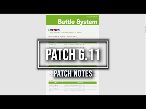 FFXIV: 6.11 Patch Notes