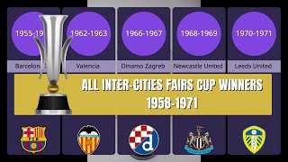 All Inter-Cities Fairs Cup Winners 1958-1971