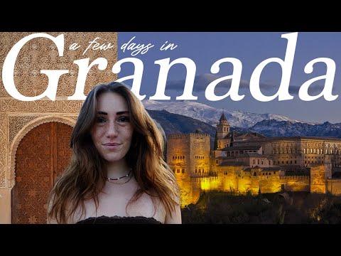 Soulful Solo Travel 🤍 3 Days in Granada ✨🇪🇸 Alhambra, sunset spots & cute cafés