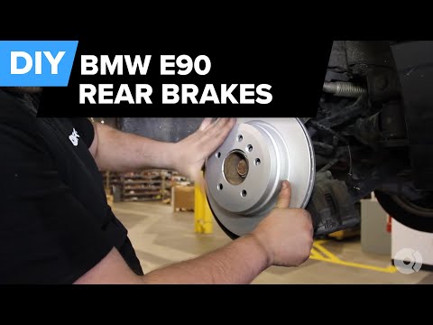 How To Replace BMW E90 Rear Brakes (328i Pads, Rotors, Sensors) FCP Euro