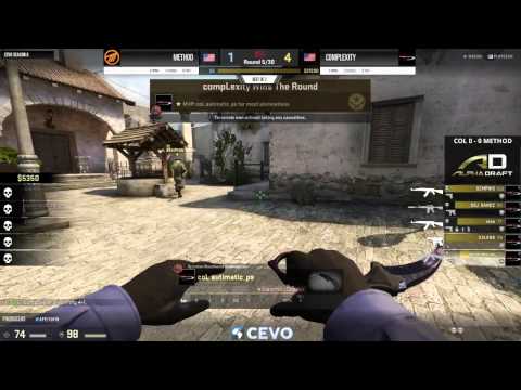 compLexity vs. Method Game 1 (CEVO-P CS:GO Season 8) - Sabo & Awesomesauce