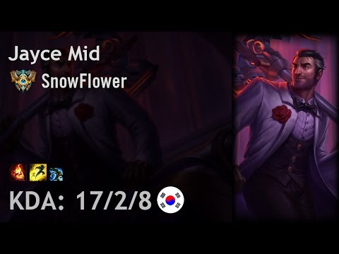 Jayce Mid vs Jhin - SnowFlower - KR Challenger Patch 7.4