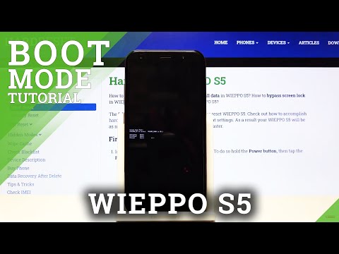 How to Enter Boot Mode in WIEPPO S5