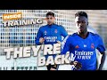 CASEMIRO, VINI & Co. are back for COPA del REY at Real Madrid training