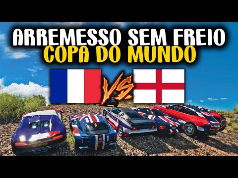 ARREMESSO SEM FREIO - COPA DO MUNDO - FRANÇA VS INGLATERRA - FORZA HORIZON 5