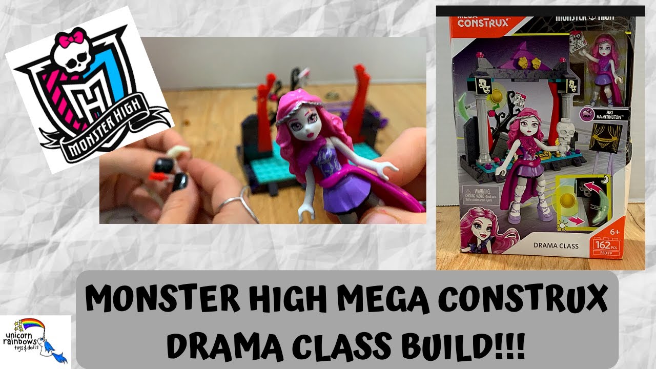 Monster High Mega Construx Drama Class Build!