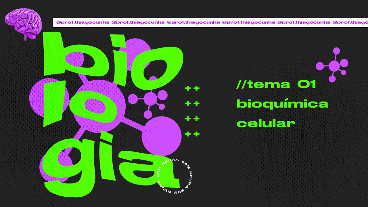 Mapa Mental 01 - Bioquímica Celular | #BiologiaSemNeura