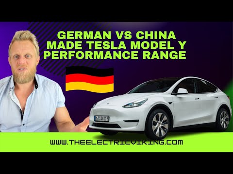 German VS China made Tesla Model Y Performance range