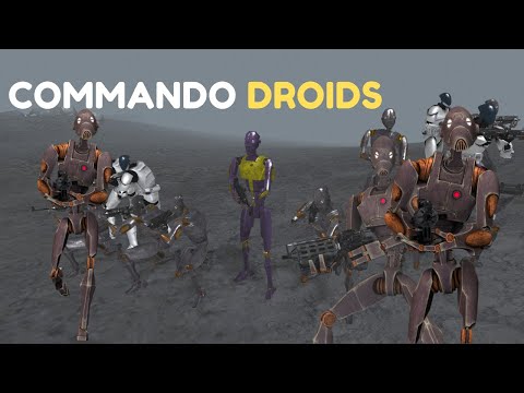 DROID COMMANDOS GO STEALTH MODE! Star Wars Mod Battle Simulator