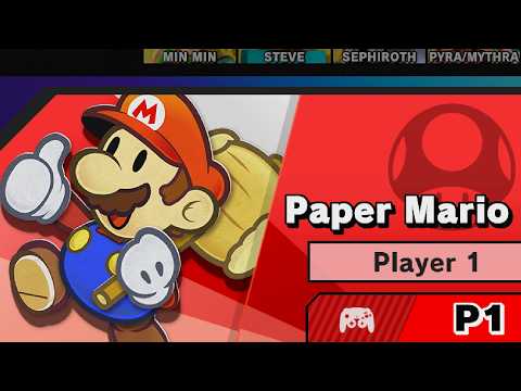 Paper Mario is FINALLY in Smash Ultimate