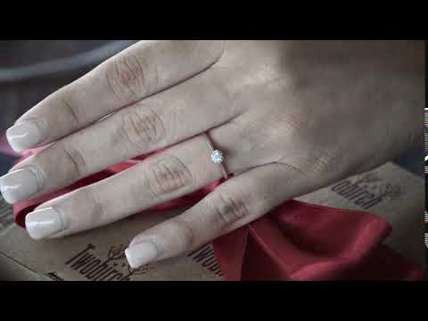 0.15 crt Halo Solitaire Engagement- TwoBirch TB-SL-0011-WG-AB