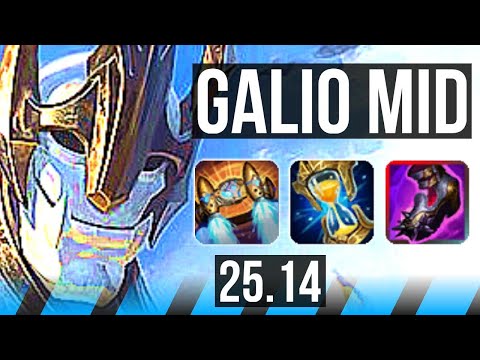 GALIO vs ZED (MID) | KR Challenger | 25.14