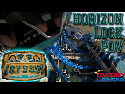 Abyssus - Front/Back row - Horizon Lock POV -  Energylandia - Vekoma Shockwave Coaster - Onride