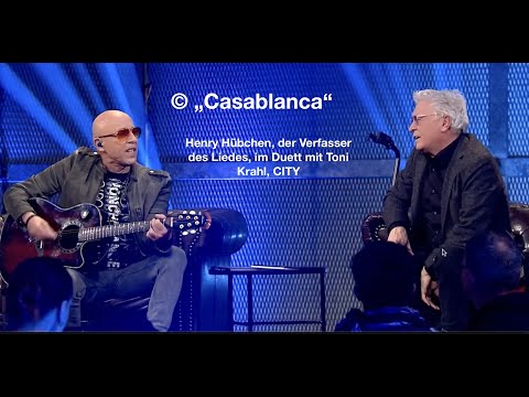 ©"Casablanca" Henry Hübchen, der Verfasser des Liedes,  im Duett mit Toni Krahl von CITY